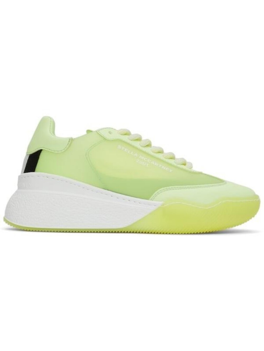 Stella McCartney Yellow Glow-in-the-Dark Loop Sneakers 6.5 Glow In The Dark
